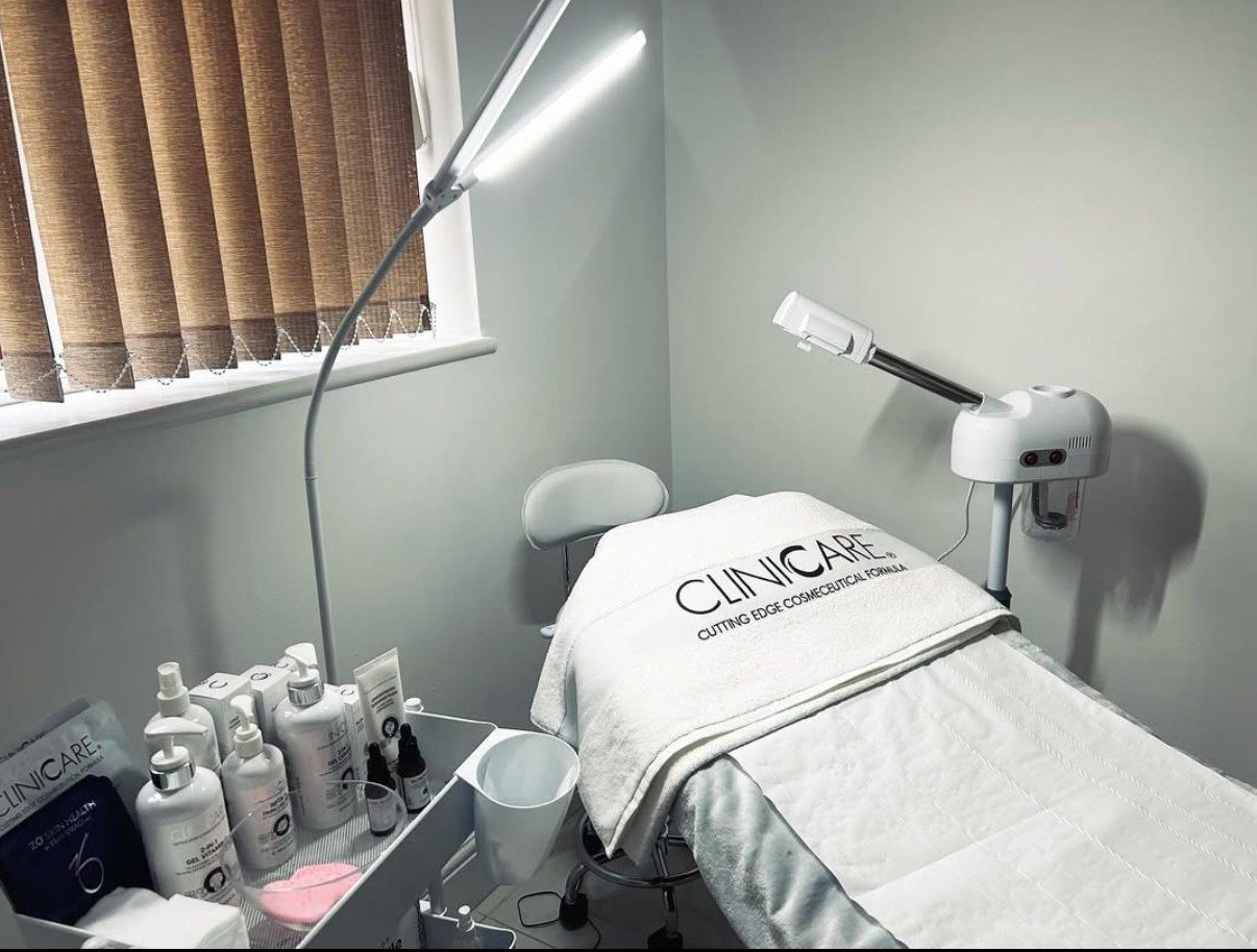 The private clinical treatment room at Skinovation by Bex in St Albans